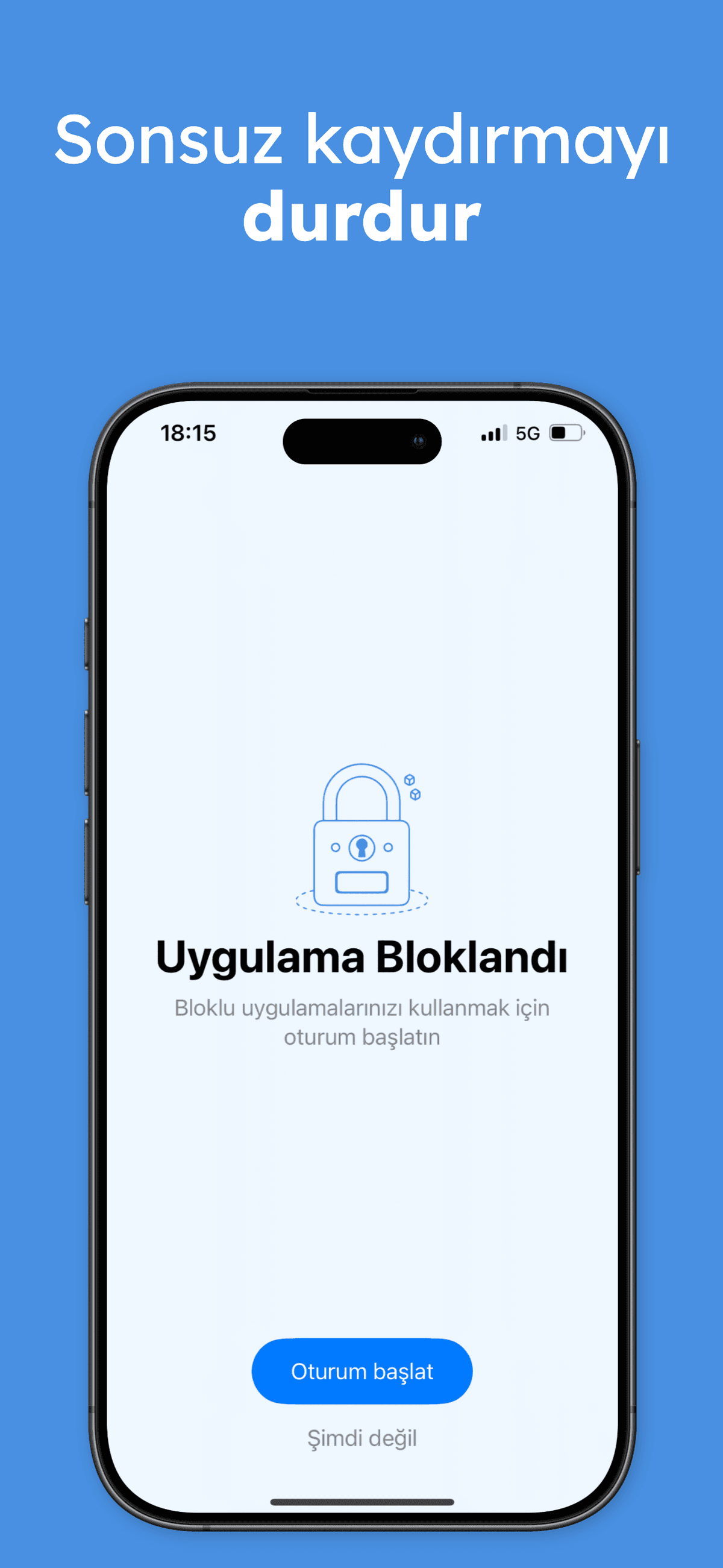 Flow uygulamasında kilidi açmak için nefes egzersizi ekranı