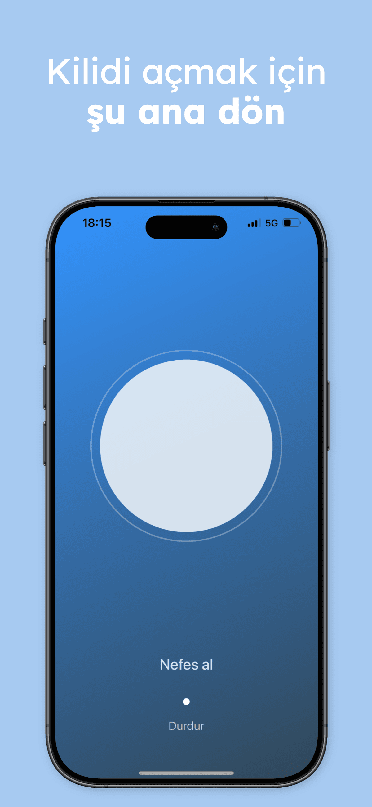 Flow uygulamasında oturum başlatma ekranı