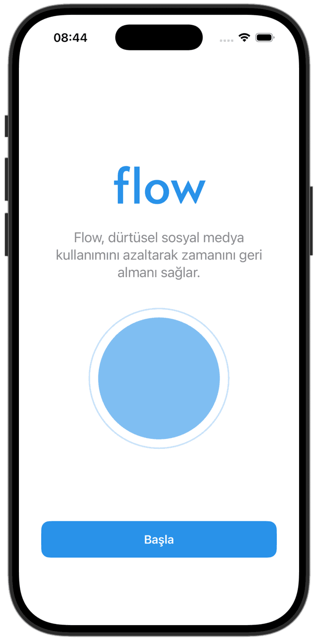 Flow uygulama ekran görüntüsü