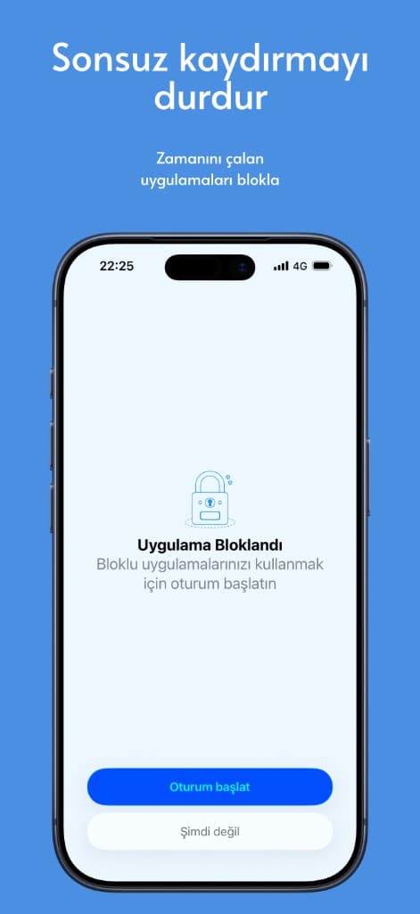 Flow uygulamasında kilidi açmak için nefes egzersizi ekranı